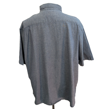 Chemise Wrangler Manches Courtes Effet Jean bleu Taille 3XL