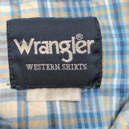 Chemise WRANGLER Western Bleue avec Poches Manches Longues - Taille S