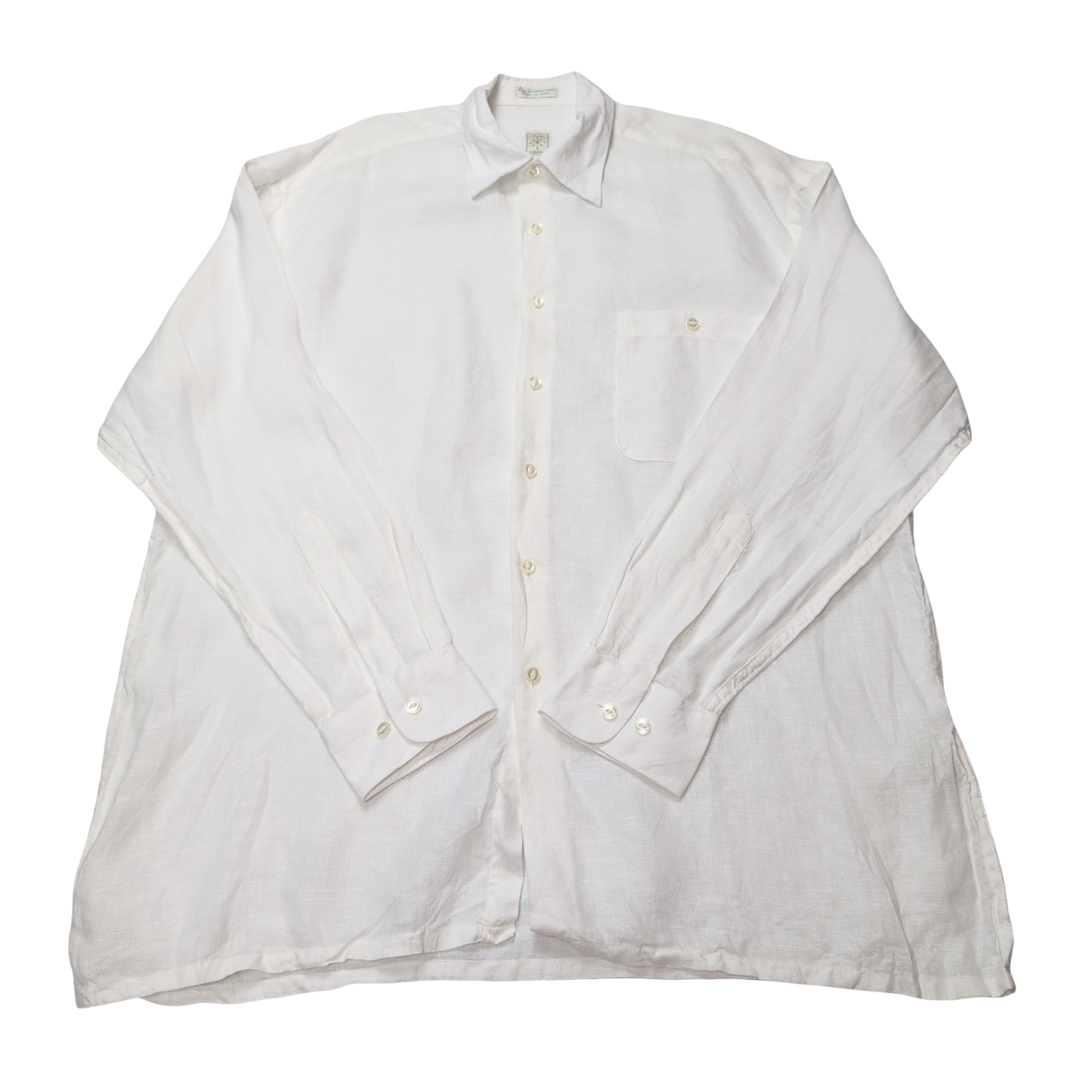 Chemise lin Burma Bibas blanche taille L