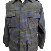 Veste Militaire Armée Grecque Marine Camouflage Bleu Noir RIPSTOP S