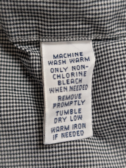 Chemise Polo Ralph Lauren  Estate Shirt XL Carreaux Gris Col Classique Sans Logo