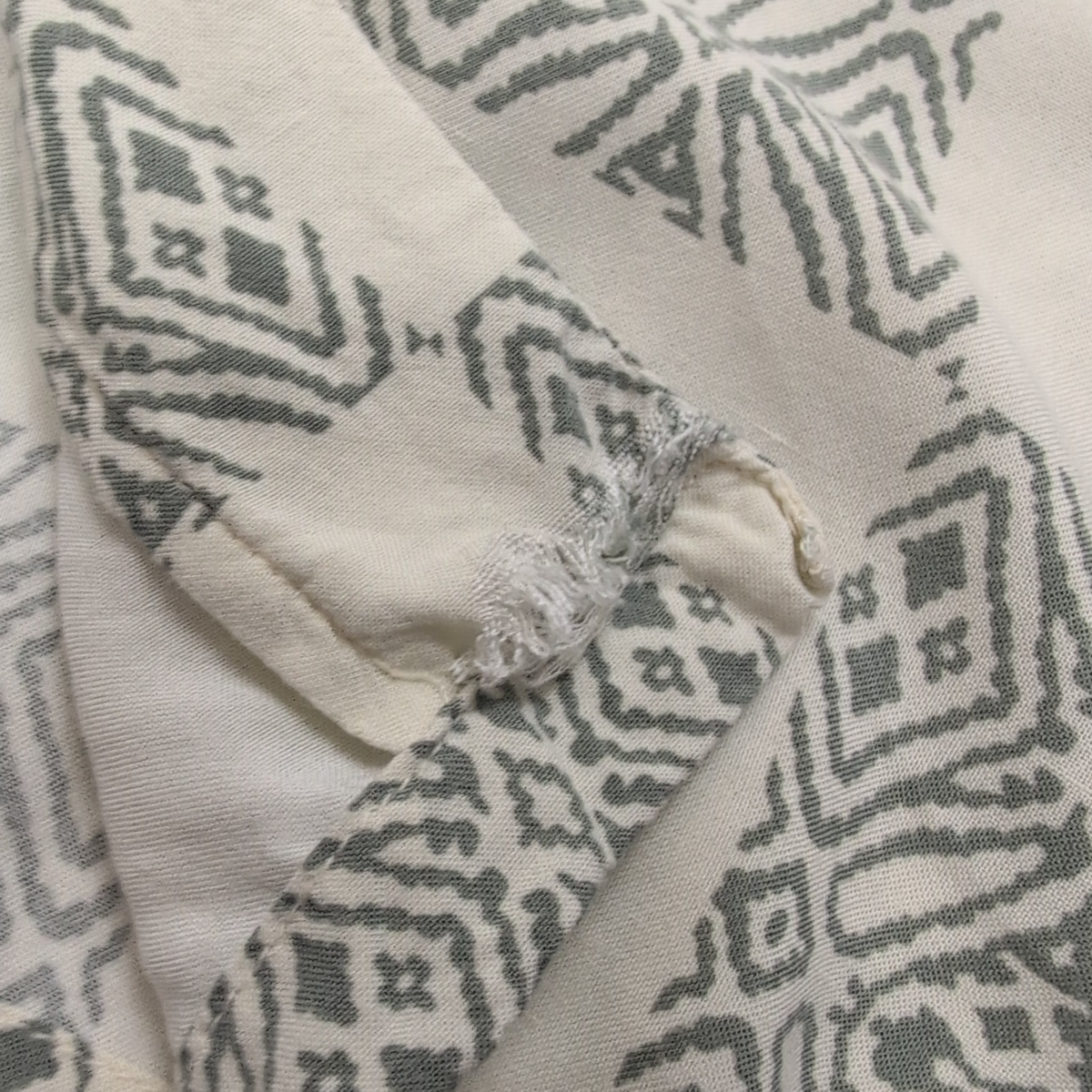 Chemise Hawaïenne Denim & Flower L Beige Vert Motifs Viscose