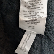 Pull Polo Ralph Lauren Torsadé Noir Logo Gris - Taille XL / XXL