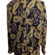 Chemise Hawaïenne Robert Stock Manches Longues 100% Rayonne - Taille XL