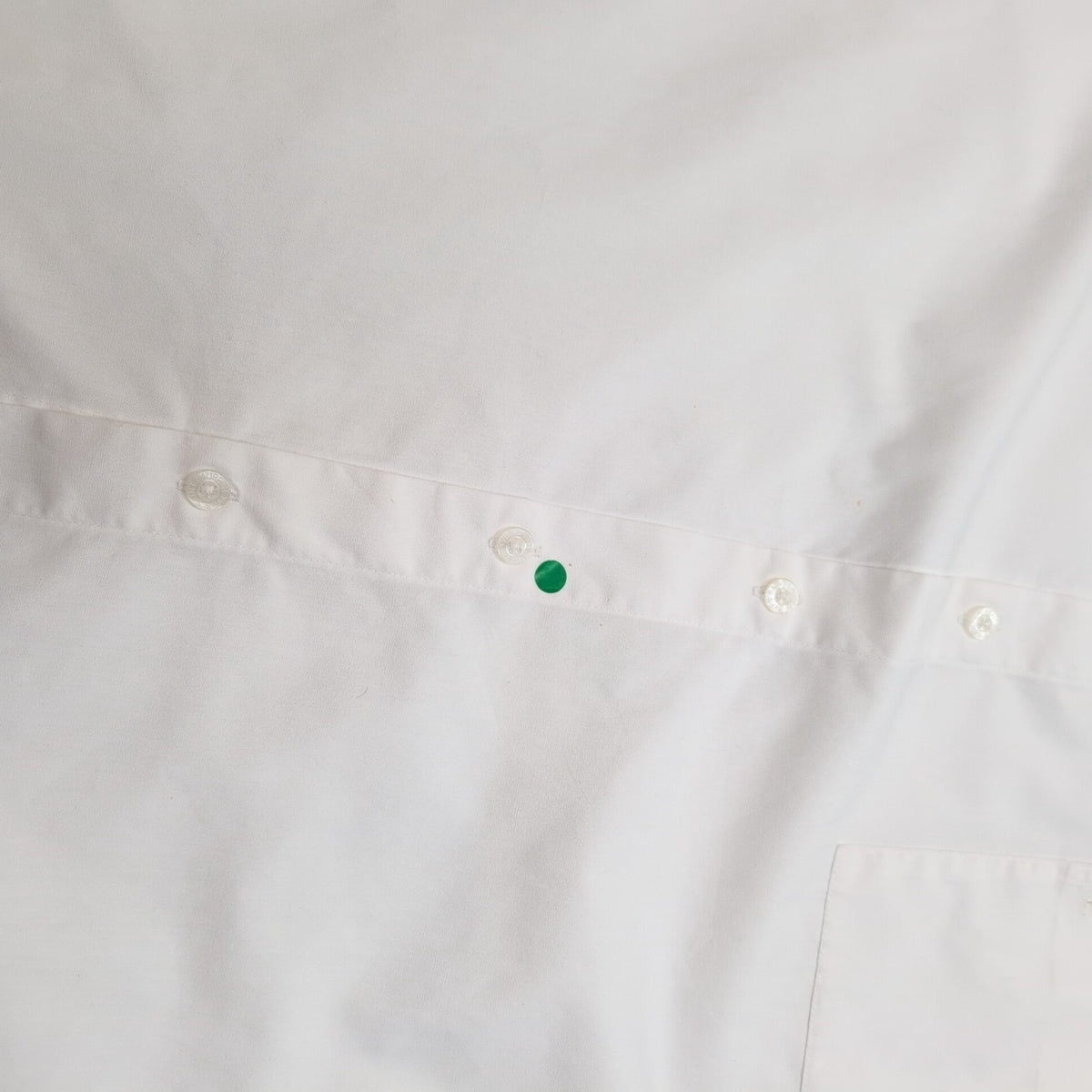 Chemise Yves Saint Laurent XL Blanche Logo Brodé Manches Courtes Poche