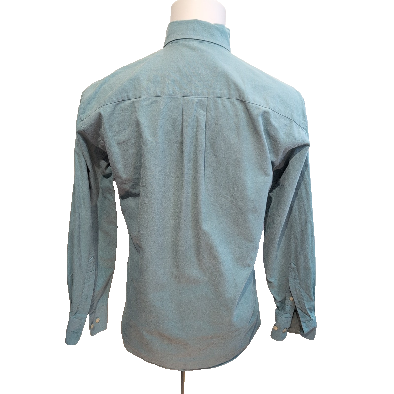 Chemise Nautica Vintage Oxford M Vert Pâle Uni 100% Coton