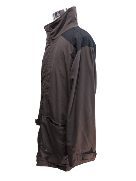 Doublure Manteau Armani Jeans 52 L/XL Bordeaux Noir Veste Liner Trench Chic 🧥