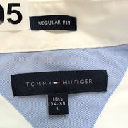 Chemise Tommy Hilfiger Blanche Coton Manches Longues 1 Poche Taille L