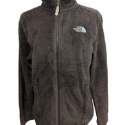 Veste Polaire The North Face Poils Longs Marron Brodée - Taille M