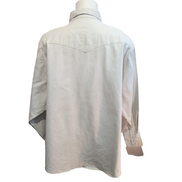 Chemise Wrangler Western Manches Longues à Boutons-Pression Nacrés Taille 3XL