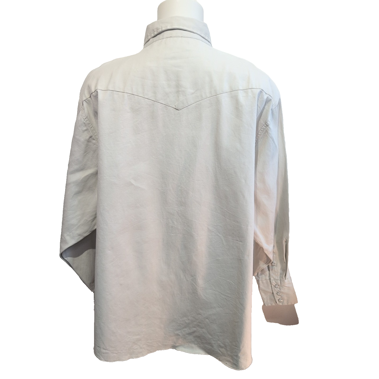 Chemise Wrangler Western Manches Longues à Boutons-Pression Nacrés Taille 3XL