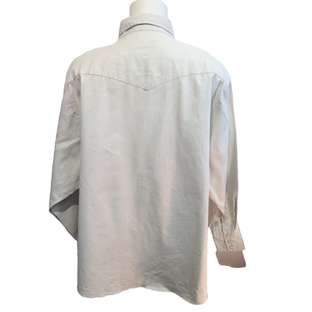 Chemise Wrangler Western Manches Longues à Boutons-Pression Nacrés Taille 3XL