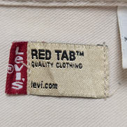 CHEMISE LEVI'S Jean Lourd Blanc Cassé XXL Homme Vintage Bouton Métal
