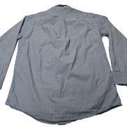 Chemise Nautica à Rayures Bleues & Blanches - Taille M