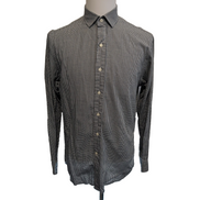 Chemise Polo Ralph Lauren L Noire Carreaux Slim Fit Textured Dobby Shirt