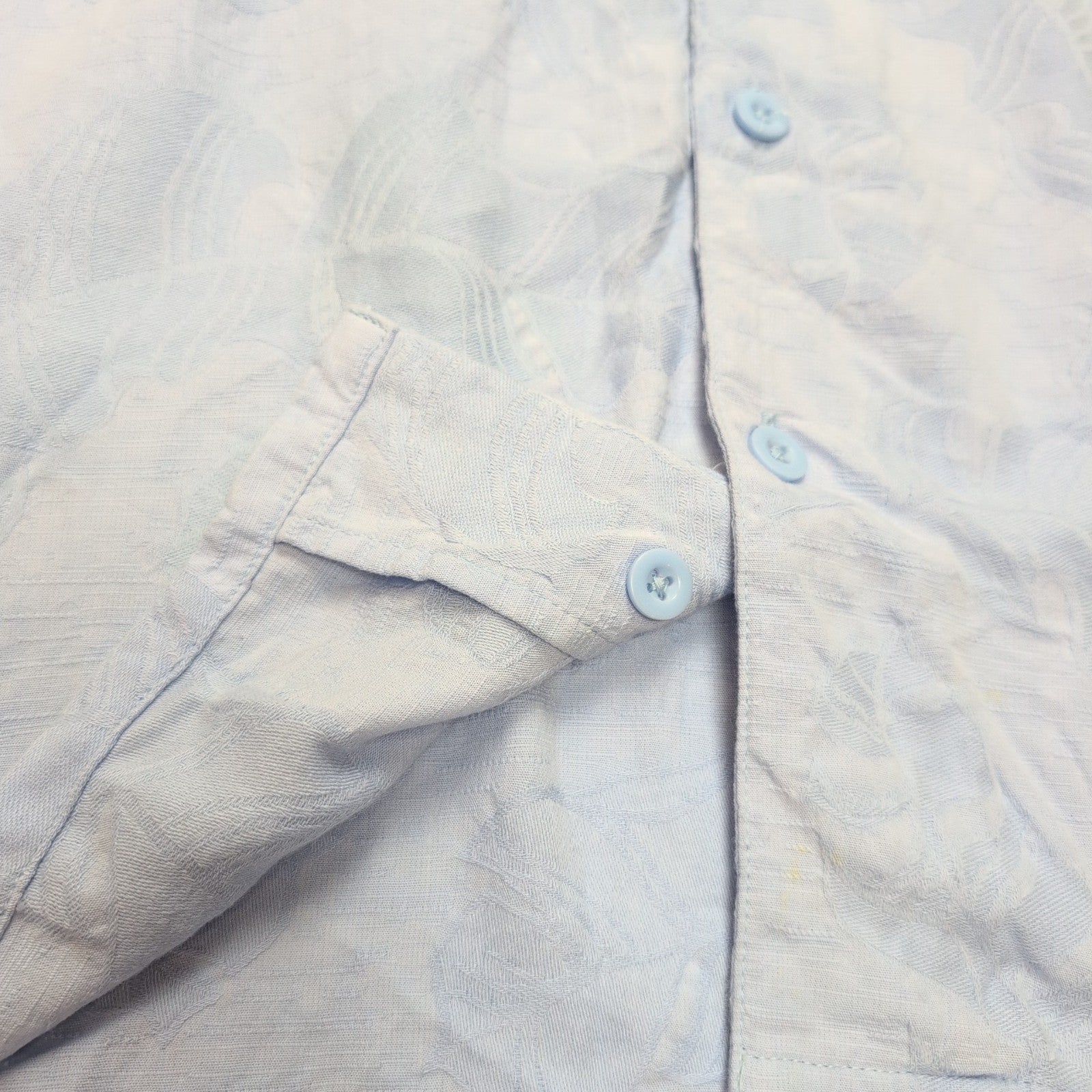 Chemise Hawaïenne OP Ocean Pacific Bleu Rayonne Taille L Grand XL XXL