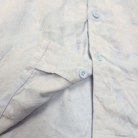 Chemise Hawaïenne OP Ocean Pacific Bleu Rayonne Taille L Grand XL XXL