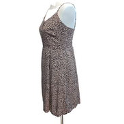 Robe GAP XS Rose Motif Cœurs Bretelles Réglables Viscose Doublée