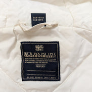 NAPAPIJRI Doudoune Veste Matelassée Blanche L Capuche Geographical | 318BSR