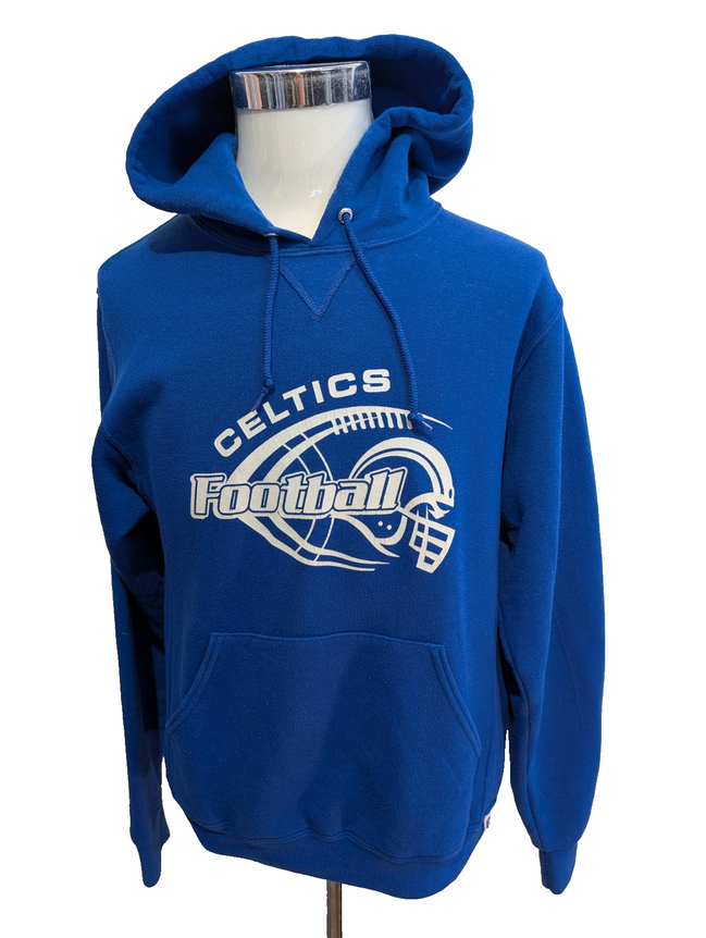 RUSSELL ATHLETIC Sweat à Capuche S Bleu CELTICS Football VINTAGE Hoodie US
