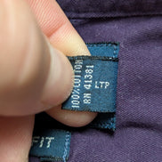 Chemise Ralph Lauren violet logo vert taille M #2053