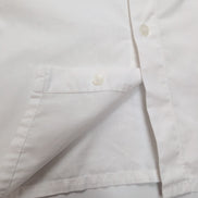 Chemise Yves Saint Laurent XL Blanche Logo Brodé Manches Courtes Poche