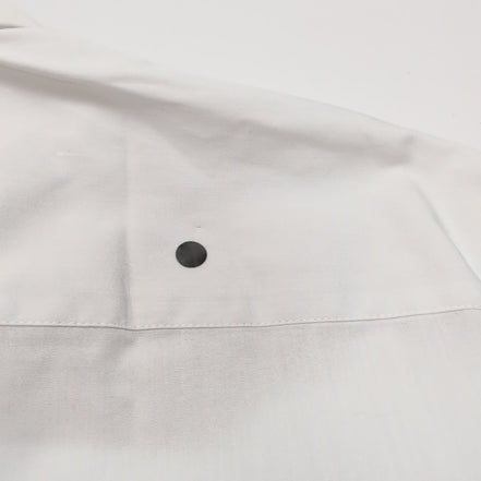 Chemise Ingram Made in Italy L Gris Clair 100% Coton Neuve Sans Étiquette