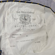 Pantalon chino Polo Ralph Lauren W38 L30 blanc Stretch Straight Fit