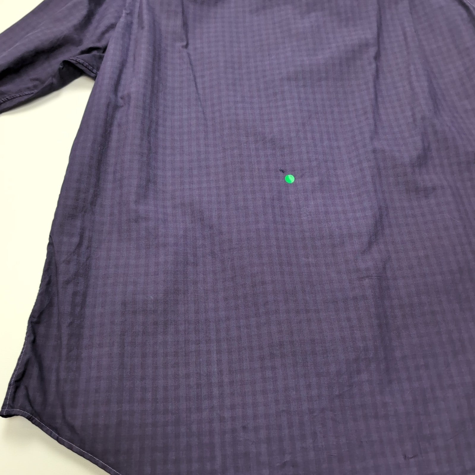 Chemise Polo Ralph Lauren L Carreaux Violets Coton Modèle Sans Logo