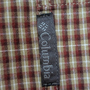 CHEMISE COLUMBIA Sportswear Carreaux Bordeaux XXL 2TG Homme 100% Coton ML