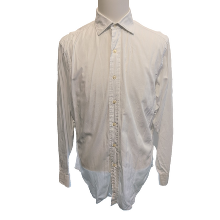 Chemise Polo Ralph Lauren Philip L Blanche Sans Logo Col Classique Shirt