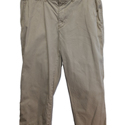Pantalon Chino TOMMY HILFIGER Beige 👞 Coupe Cropped / Courte Taille W36 (L25)