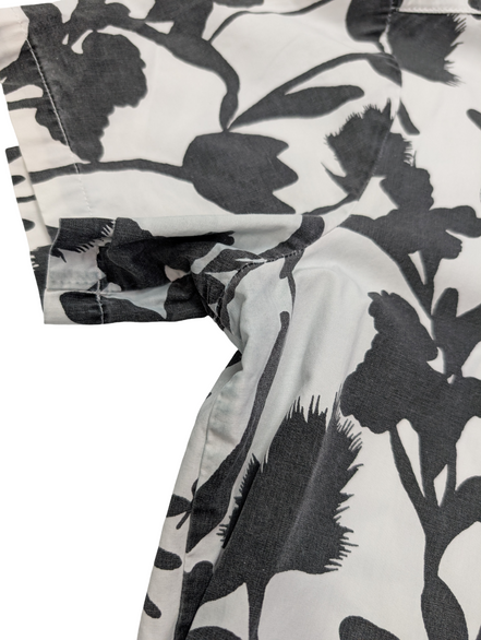 Chemise hawaïenne VatPave tulipes marguerites manches courtes taille S #740