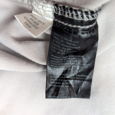 Chemise Harley Davidson L Sans Manches Crème Coton Logo Dos Poche