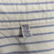 Chemise Ralph Lauren bleu rayures M/L Made in Jamaica Oxford Vintage