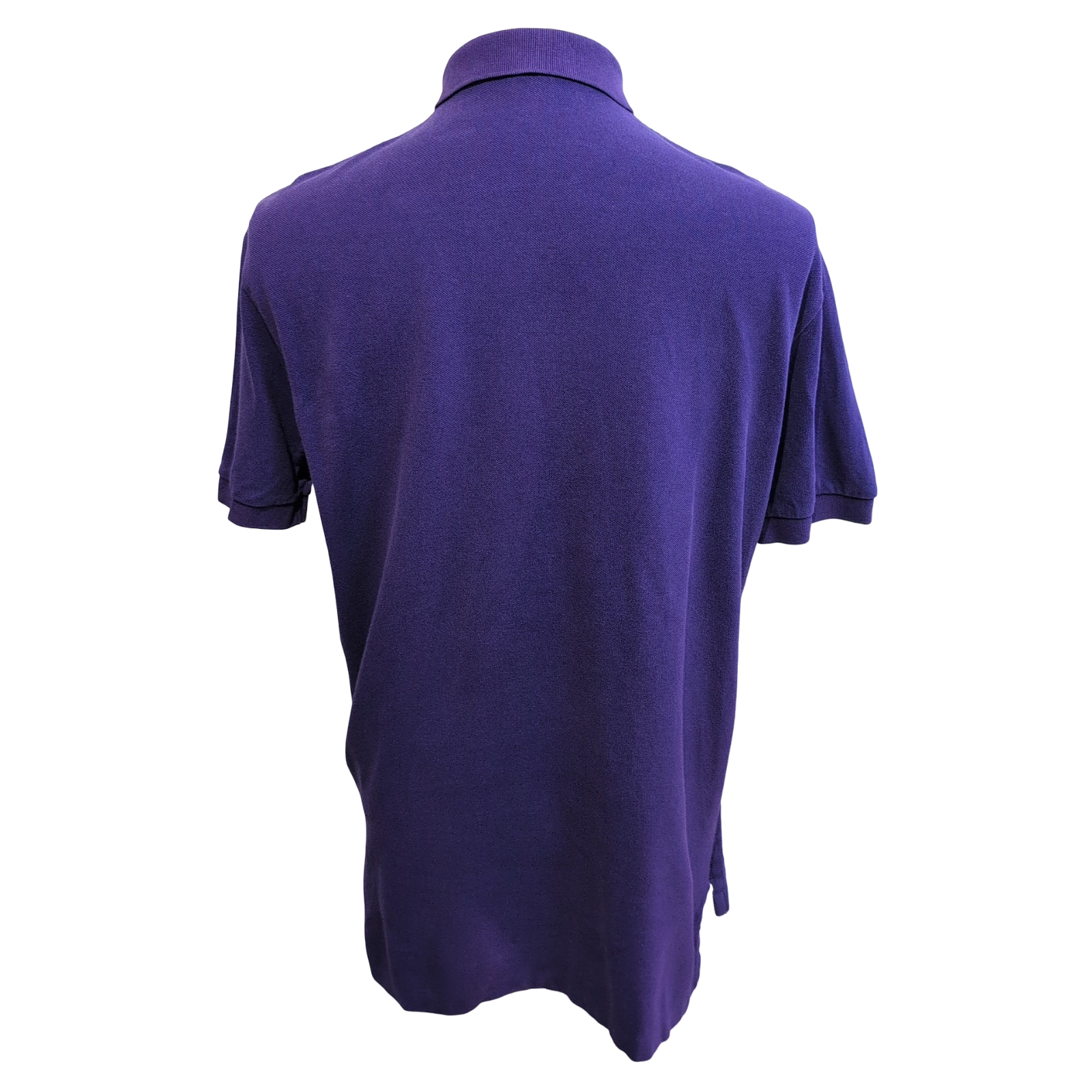 Polo Ralph Lauren Homme M Violet Logo Jaune Polo Manches Courtes