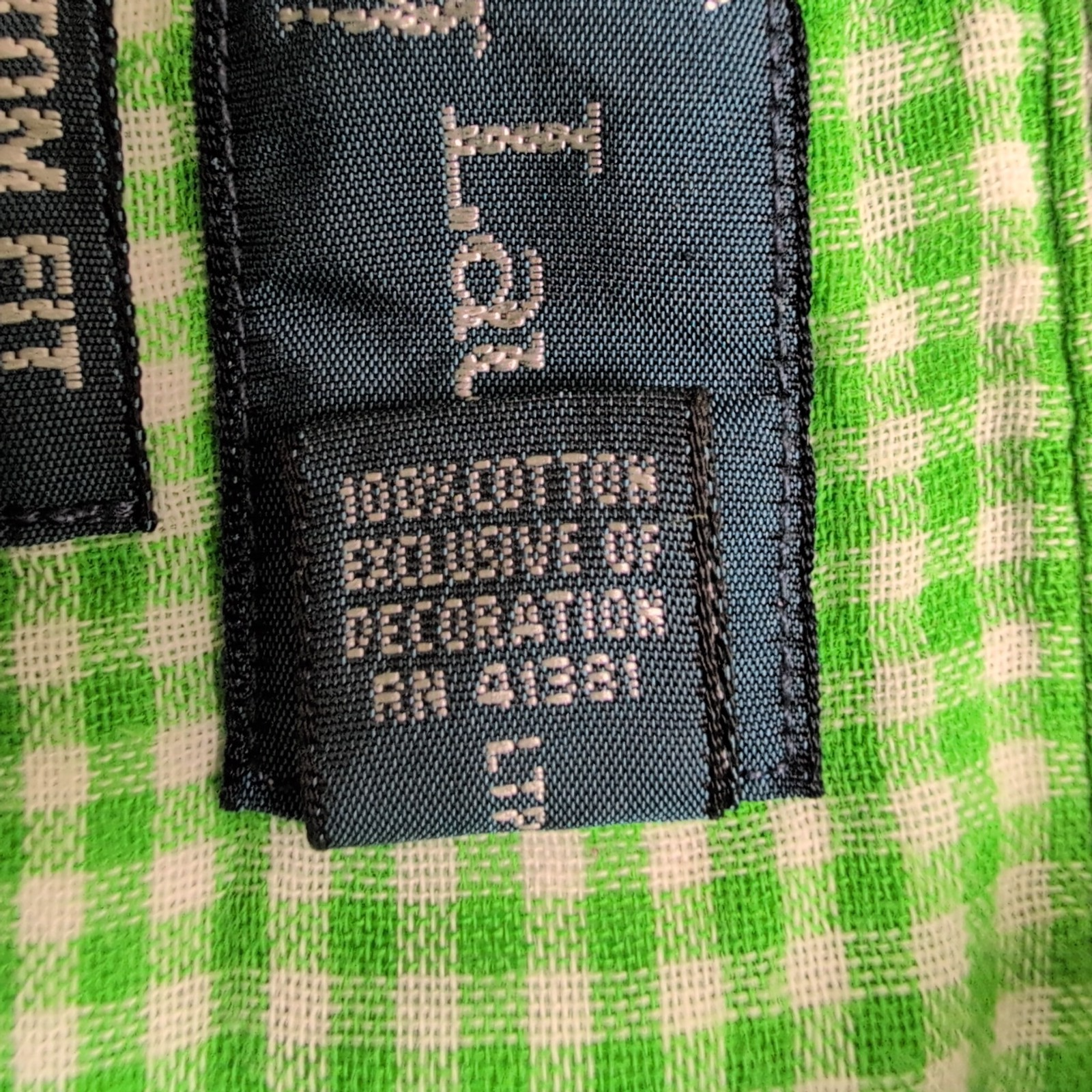 Chemise Ralph Lauren M Verte Carreaux Chaude Doublée Double Épaisseur