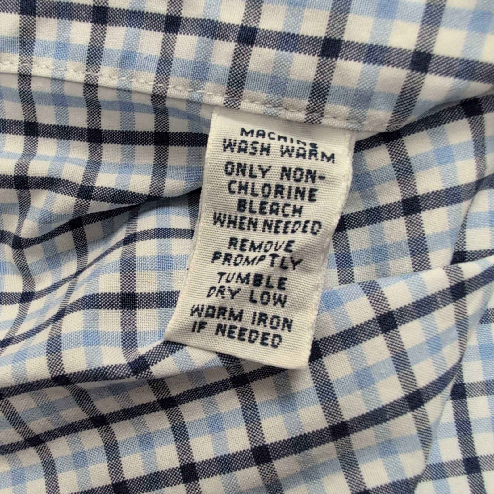 Chemise Polo Ralph Lauren XL Bleue Carreaux Col Classique Coton Shirt