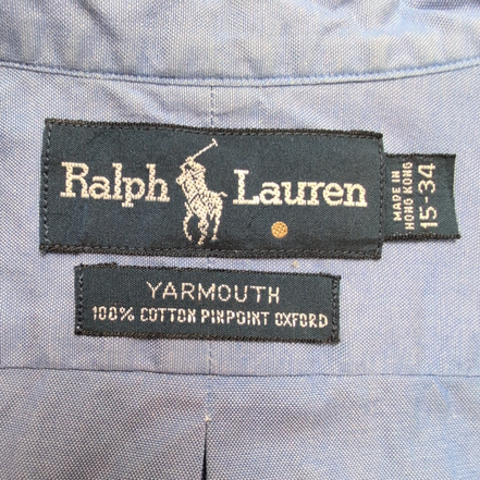 Chemise Ralph Lauren Yarmouth Oxford M Hong Kong Logo Premium
