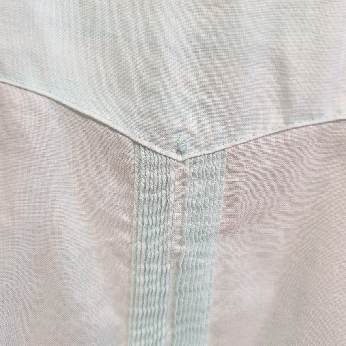 Chemise Mojito Cuba Panama Lin Vert Pâle 4 Poches Taille 3XL manches courtes