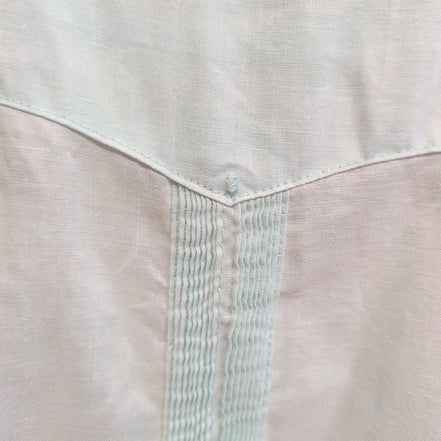 Chemise Mojito Cuba Panama Lin Vert Pâle 4 Poches Taille 3XL manches courtes