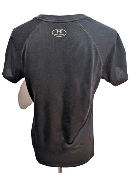 T-shirt Under Armour All America Lacrosse Femme Noir Taille S Vintage