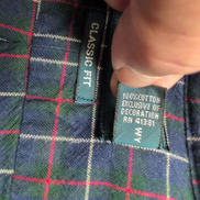Chemise Ralph Lauren 3XLT 3XL 4XL Classic Fit Flanelle Carreaux Logo Rouge