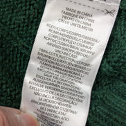 Pull POLO RALPH LAUREN Homme L Vert Torsadé Cable Knit Cotton Excellent État