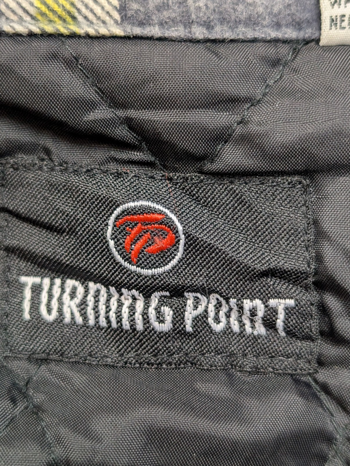 Turning Point Veste Surchemise Matelassée Carreaux Vert Jaune XL Hiver |253S