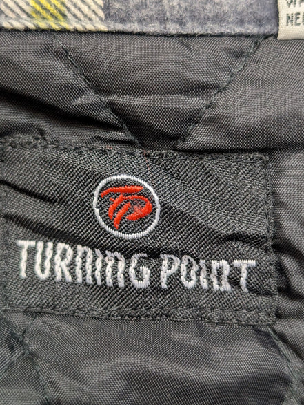 Turning Point Veste Surchemise Matelassée Carreaux Vert Jaune XL Hiver |253S
