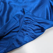 Short Sport Adidas Vintage Bleu Brillant Satiné Taille 14-16 ans