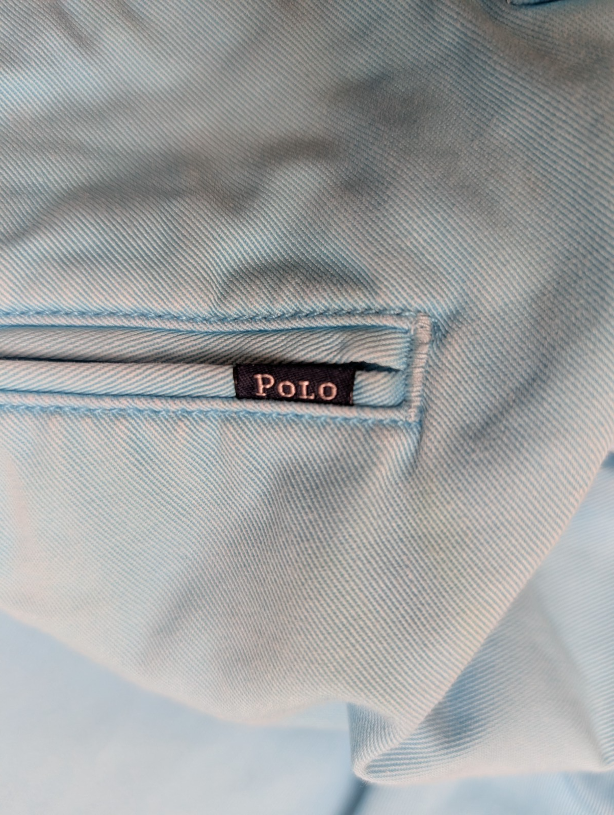 Pantalon Chino POLO RALPH LAUREN Bleu Turquoise 🏝️ Taille W36 (Taille 41cm) 🏝️