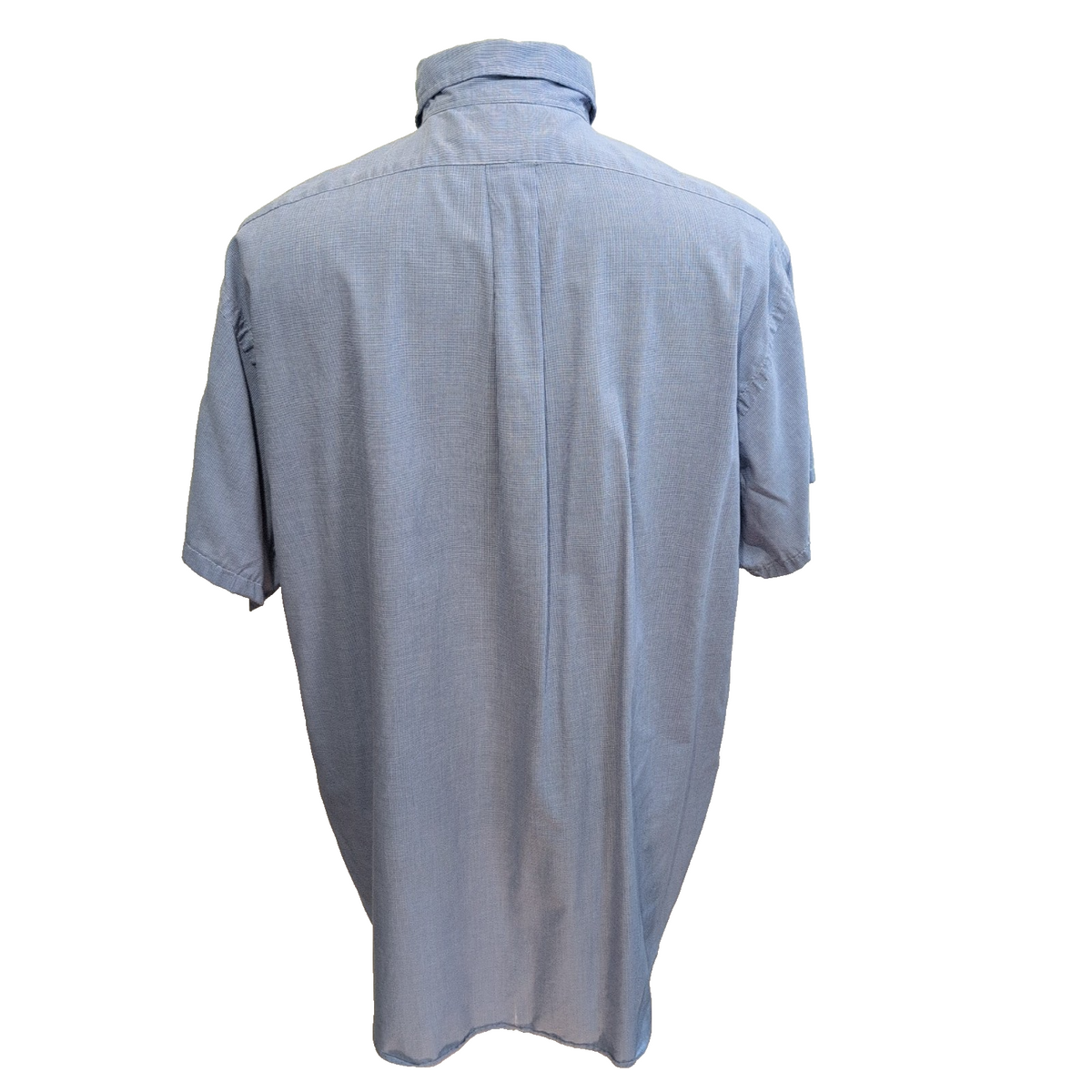 Chemise Ralph Lauren Yarmouth XL Bleu Microcarreaux Manches Courtes