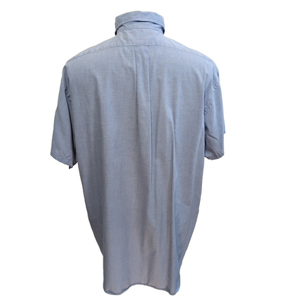 Chemise Ralph Lauren Yarmouth XL Bleu Microcarreaux Manches Courtes